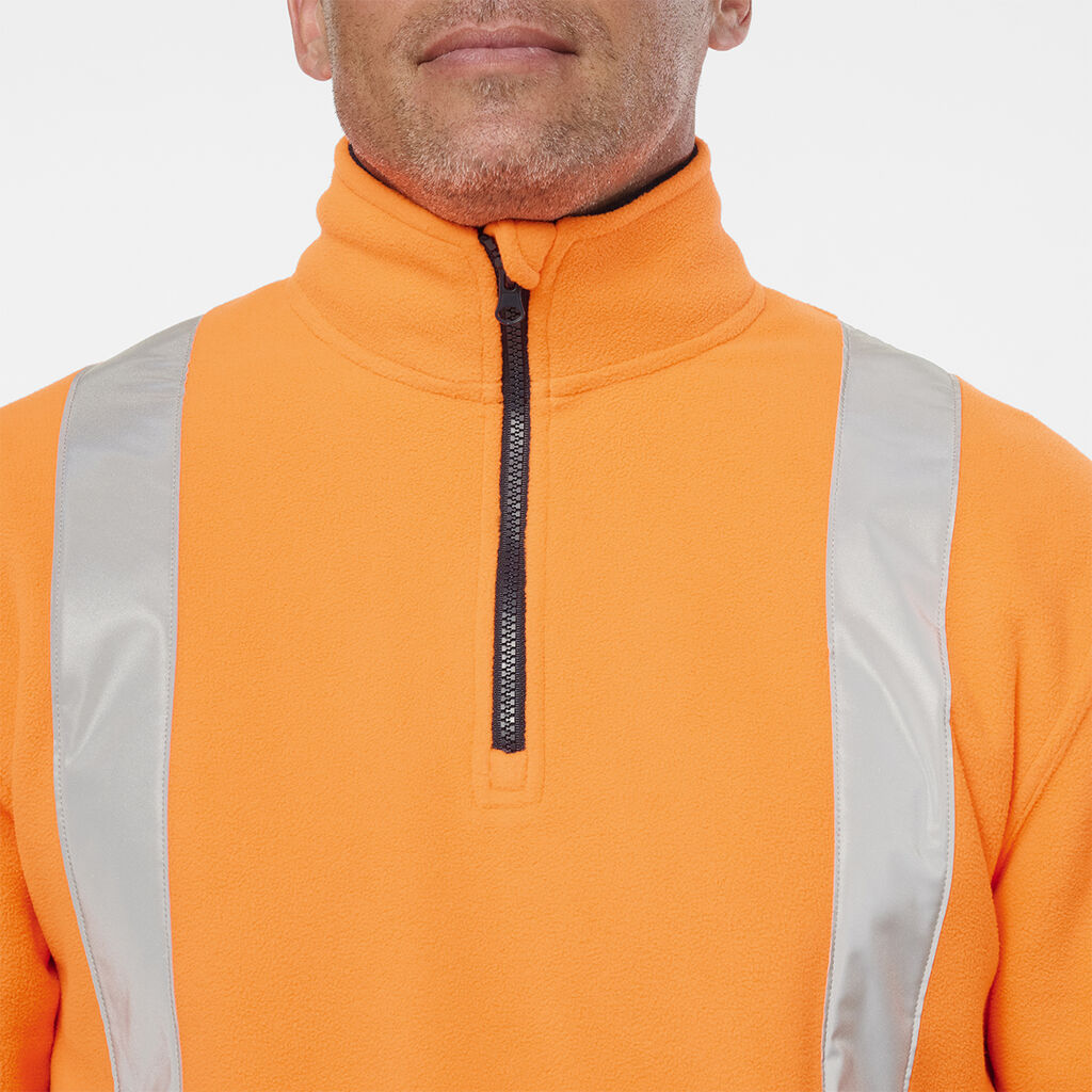 KingGee K55014 Originals Hi-vis 1/4 ZIP Pullover