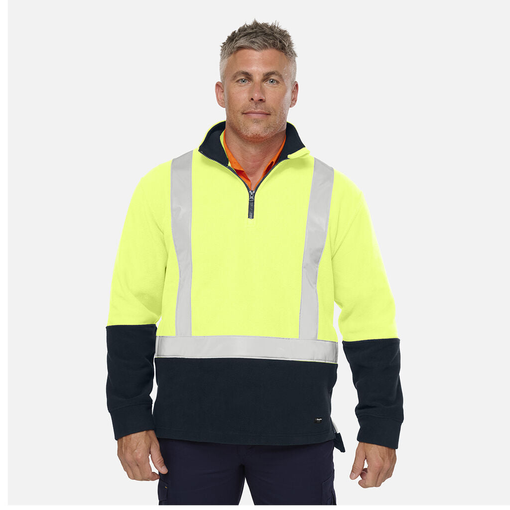 KingGee K55014 Originals Hi-vis 1/4 ZIP Pullover