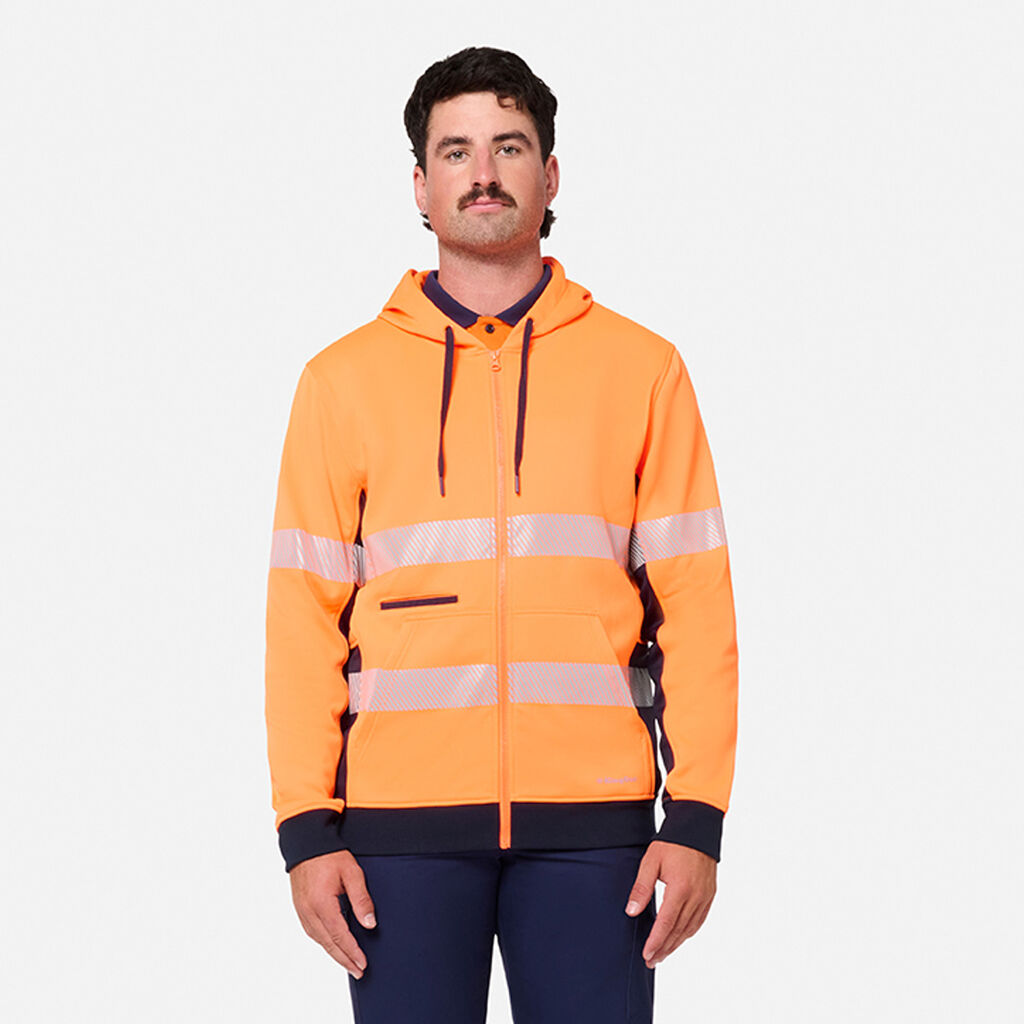KingGee K55018 Originals Hi-vis Spliced Full ZIP Hoodie
