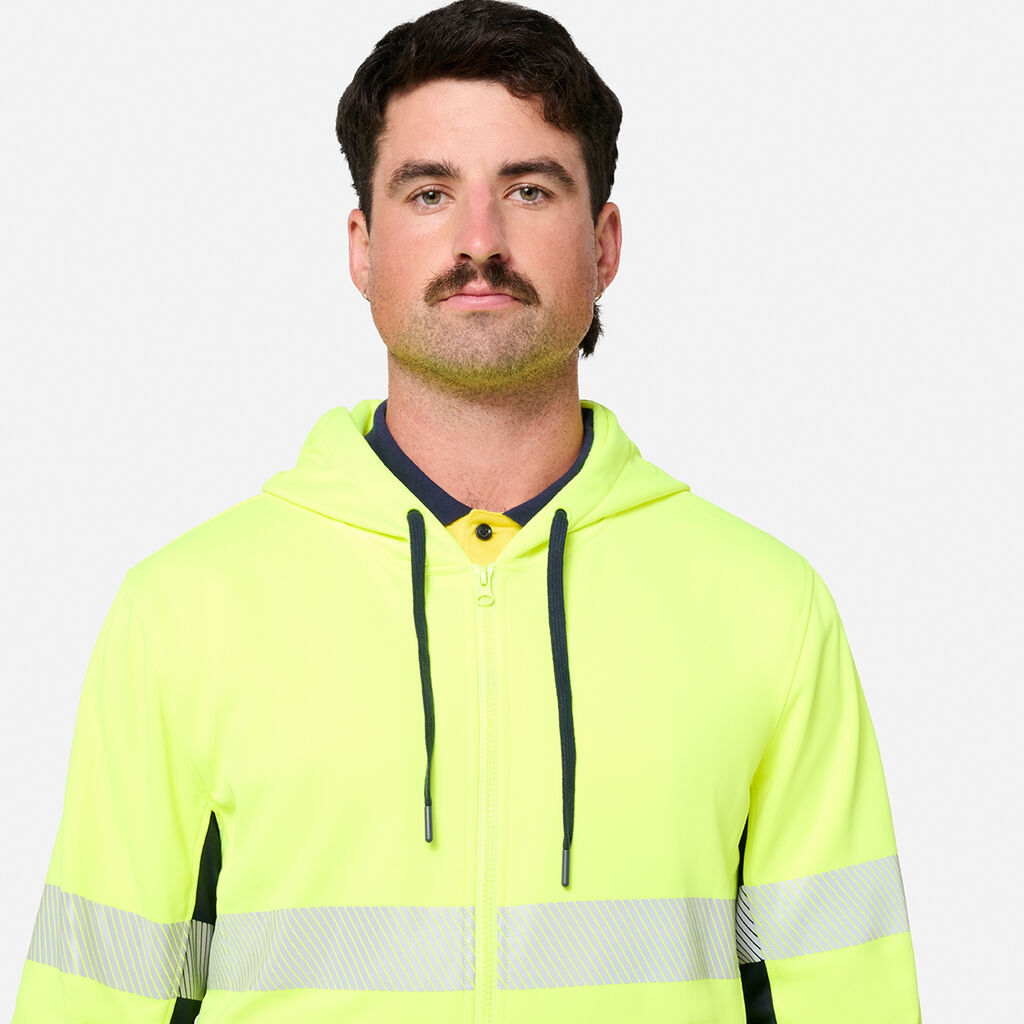 KingGee K55018 Originals Hi-vis Spliced Full ZIP Hoodie
