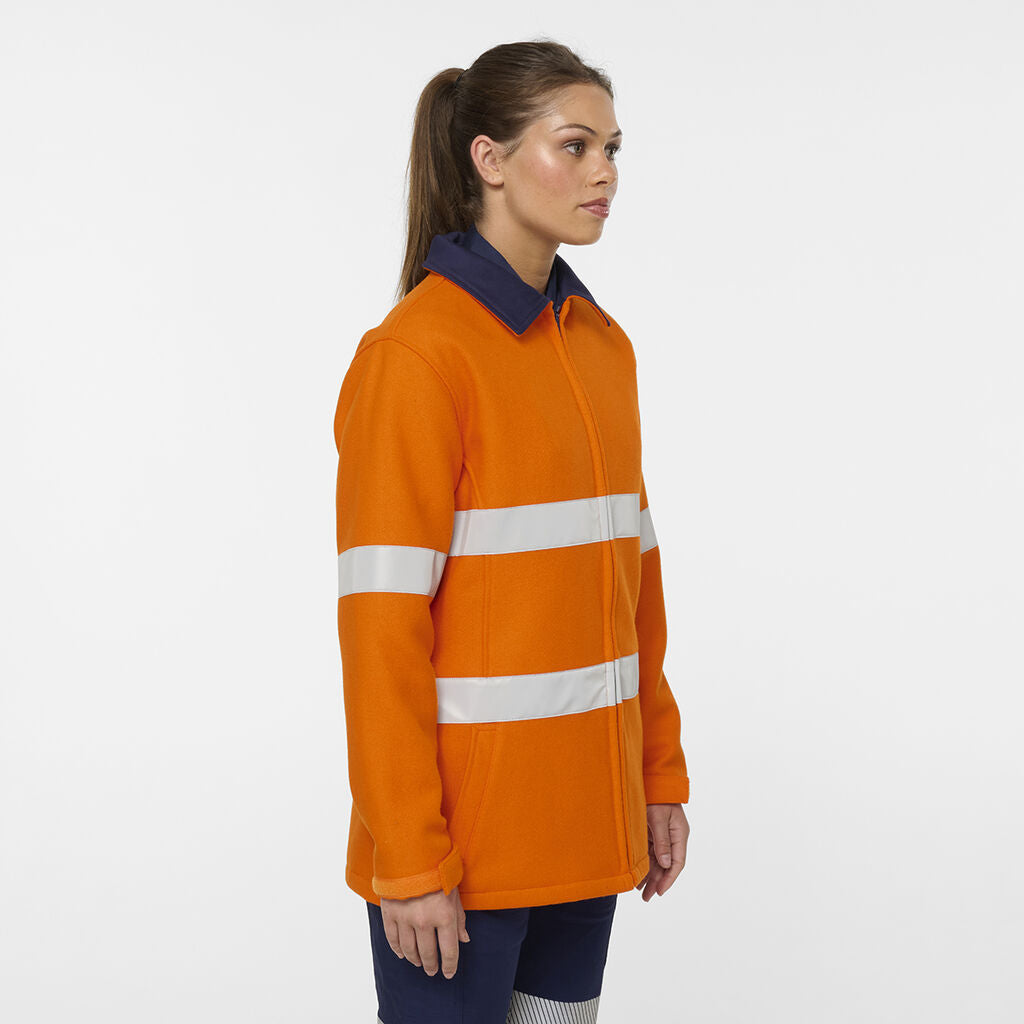 KingGee K55028 Women's Originals Bluey Taped Jacket-Orange