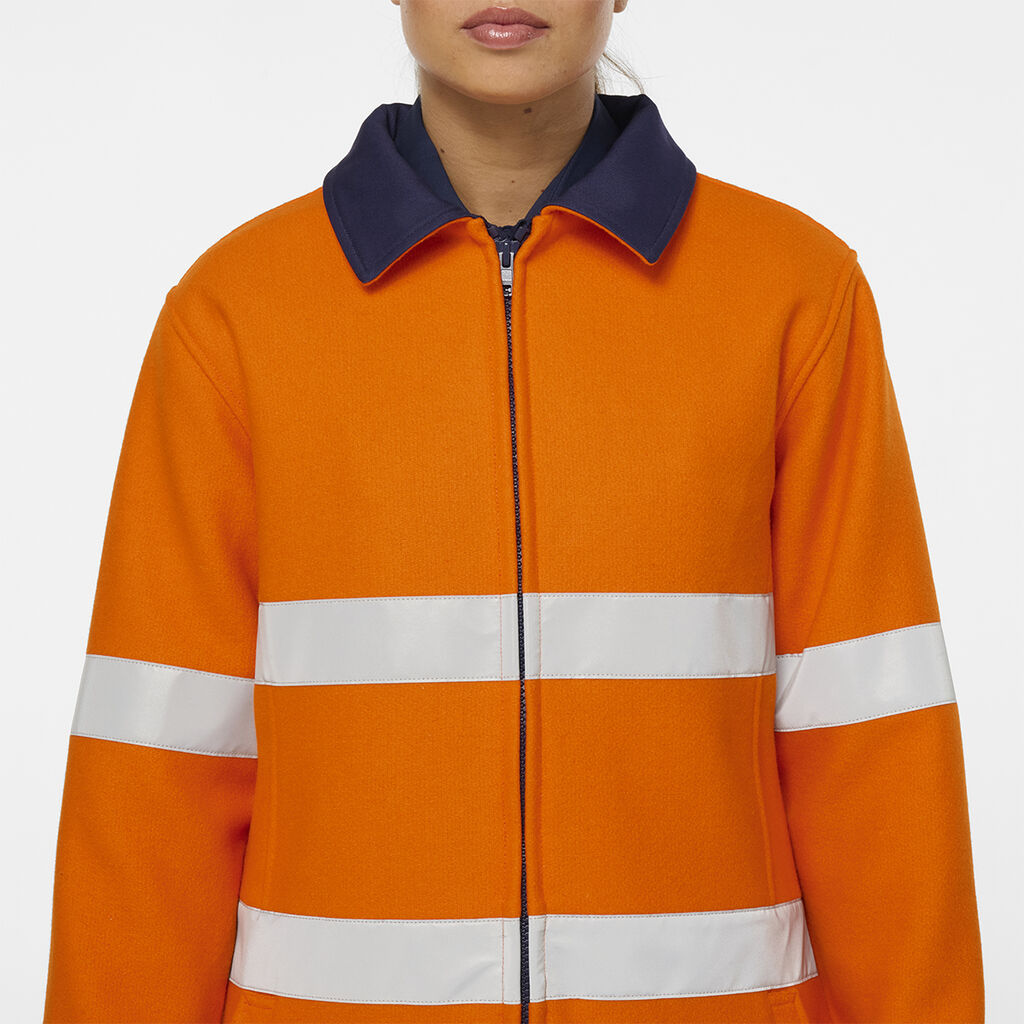 KingGee K55028 Women's Originals Bluey Taped Jacket-Orange