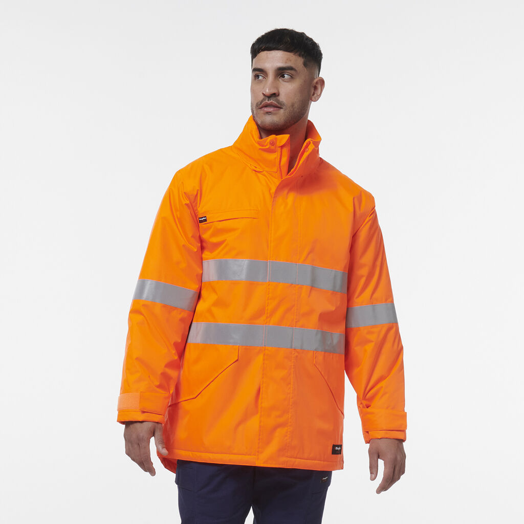 KingGee K55037 Reflective Insulated Jacket-Orange