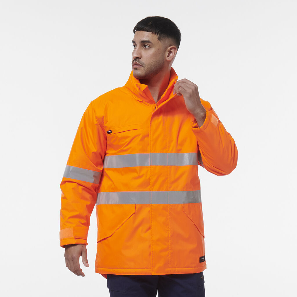 KingGee K55037 Reflective Insulated Jacket-Orange