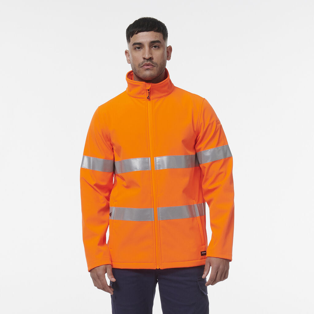 KingGee K55039 Reflective Softshell Jacket-Orange