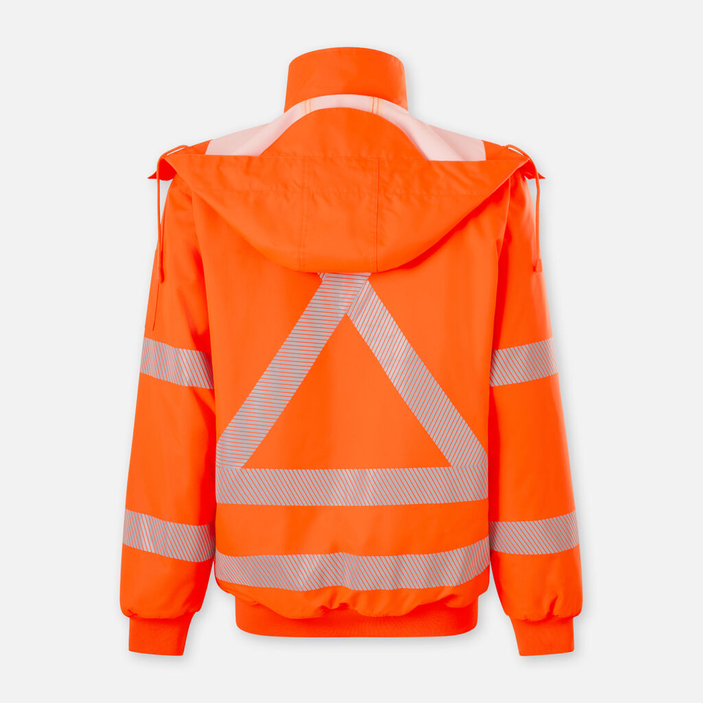 KingGee K55045 Originals NSW Rail Hi Vis Bomber Jacket-Orange