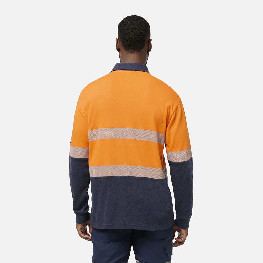 KingGee K84008 Shield Tec Fr Hi-vis Spliced Polo With Fr Tape