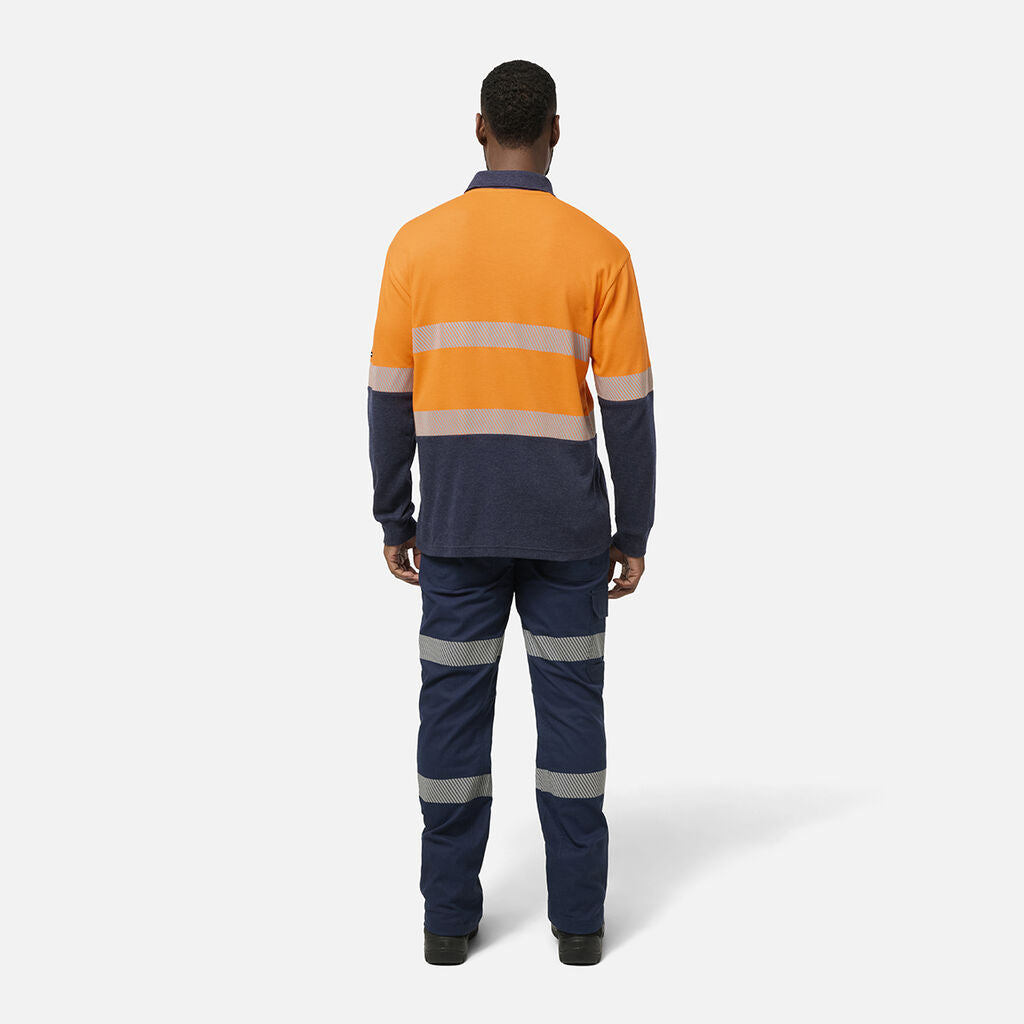 KingGee K84008 Shield Tec Fr Hi-vis Spliced Polo With Fr Tape