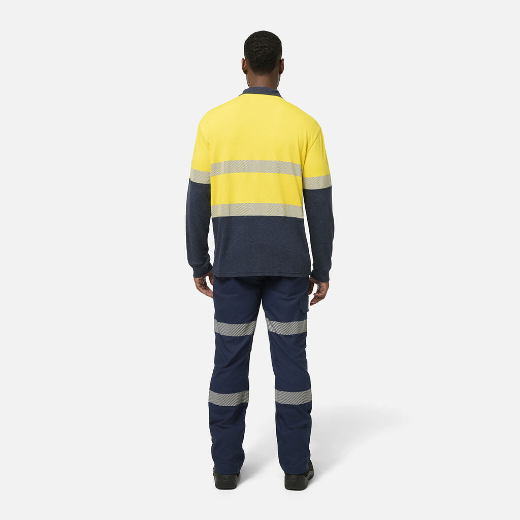 KingGee K84008 Shield Tec Fr Hi-vis Spliced Polo With Fr Tape