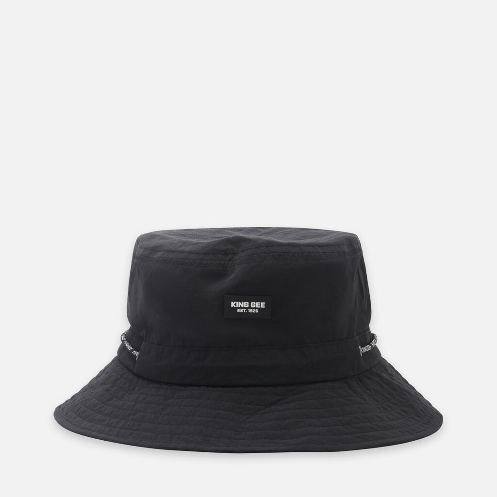 KingGee K99196 Trademark Bucket Hat-Black