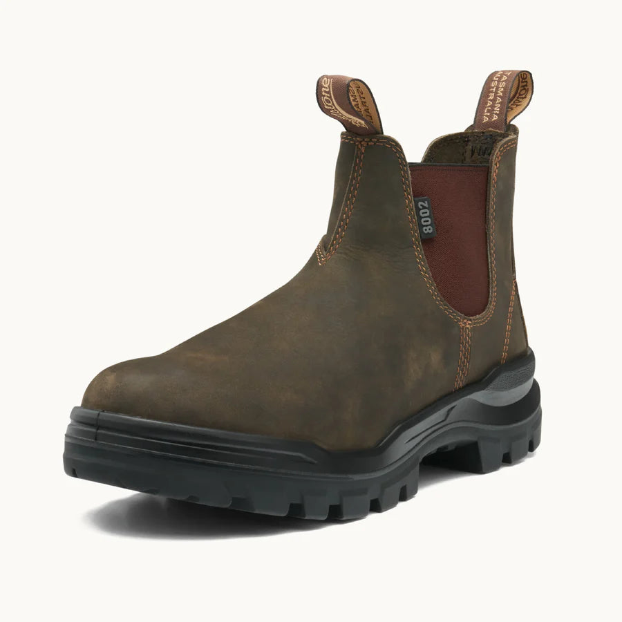 Blundstone 8002 Unisex RotoFlex Safety Boots - Rustic Brown