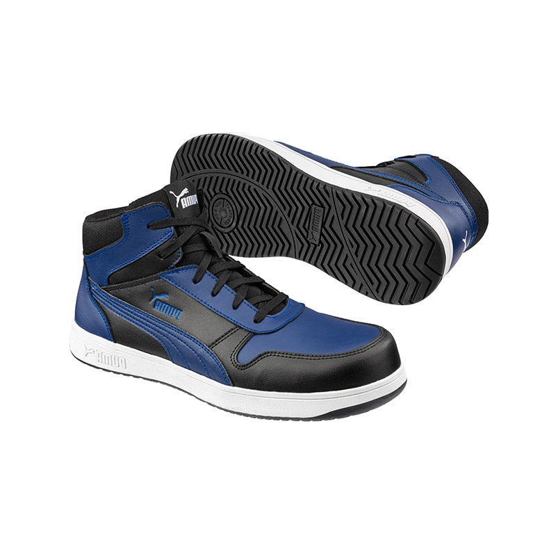 Puma 630077 Frontcourt Mid Safety Boots- Blue/Black