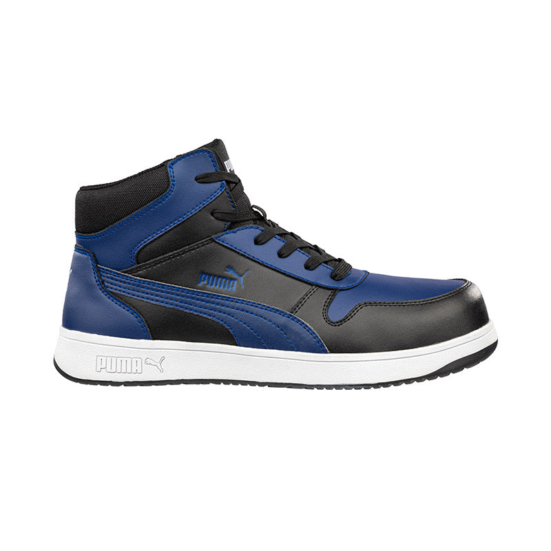 Puma 630077 Frontcourt Mid Safety Boots- Blue/Black