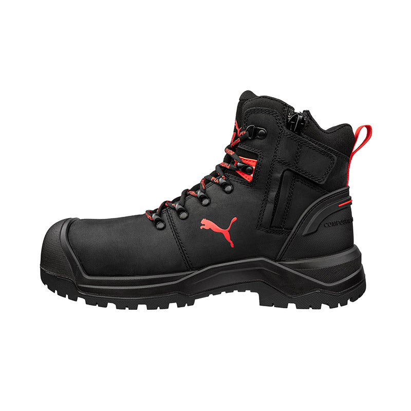 Puma 632747 Iron HD Mid Black Safety Boot