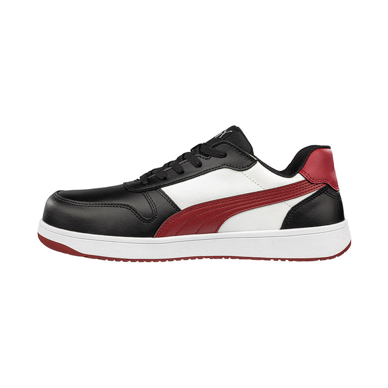 Puma 640207 Frontcourt Low Safety Boots- Red/Black