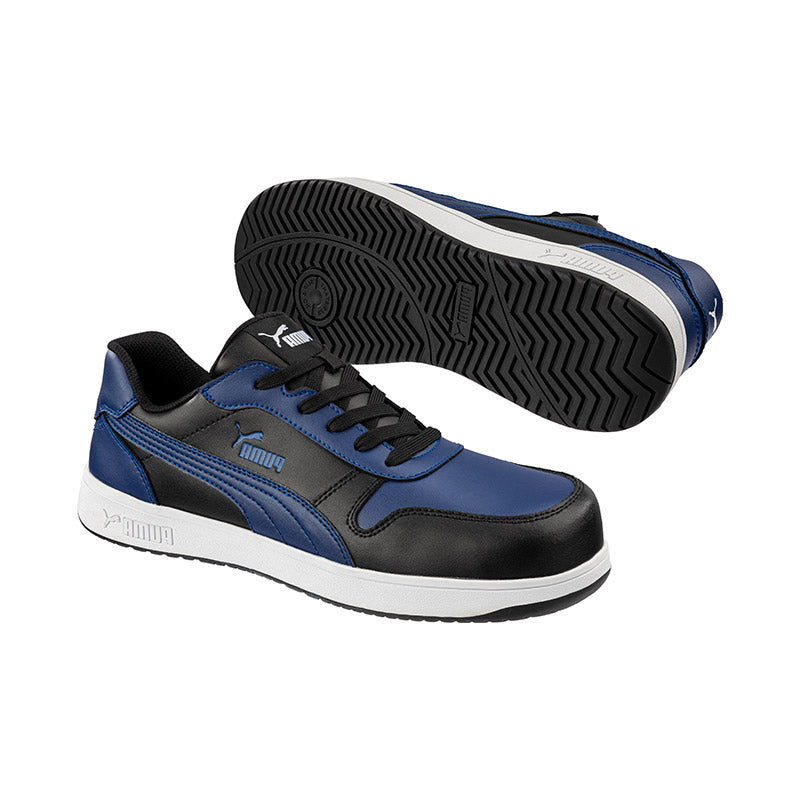 Puma 640277 Frontcourt Low Safety Boots- Blue/black