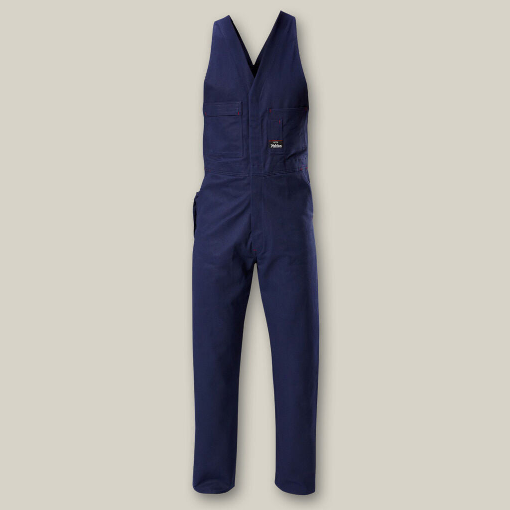 Hard Yakka Y01555 Foundations Cotton Drill Action Back Overall