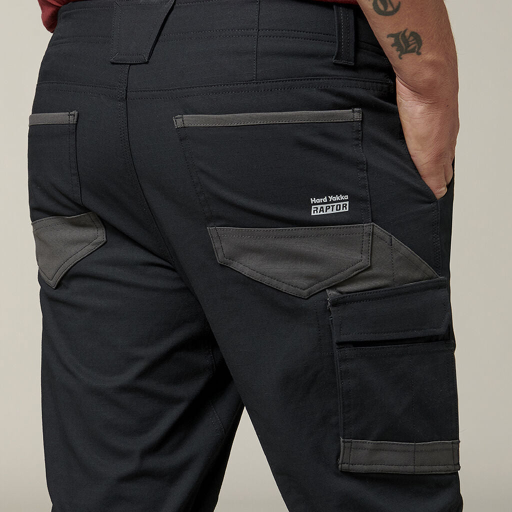Hard Yakka Y02717 3056 Raptor Rip Resistant Cuffed Cotton Cargo Pant