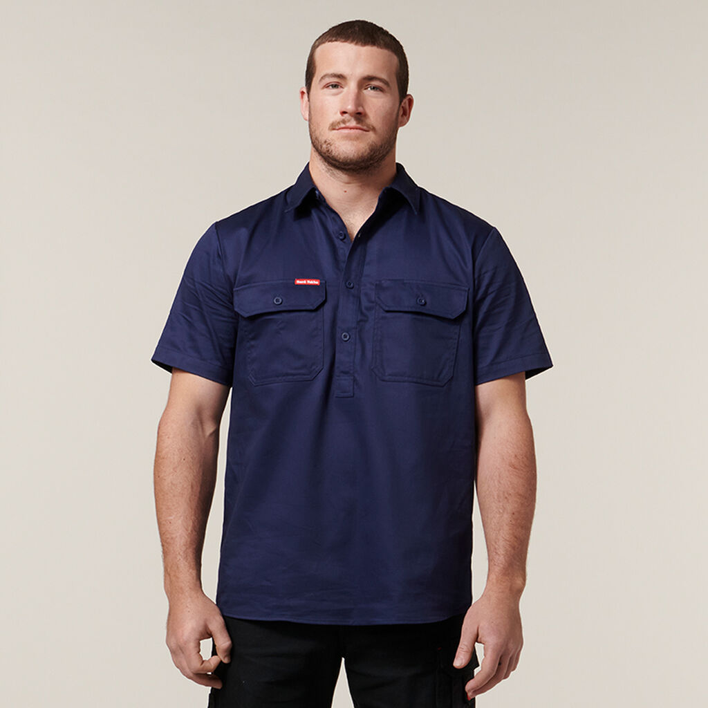 Hard Yakka Y07540 Short Sleeve Closed Front Shirt