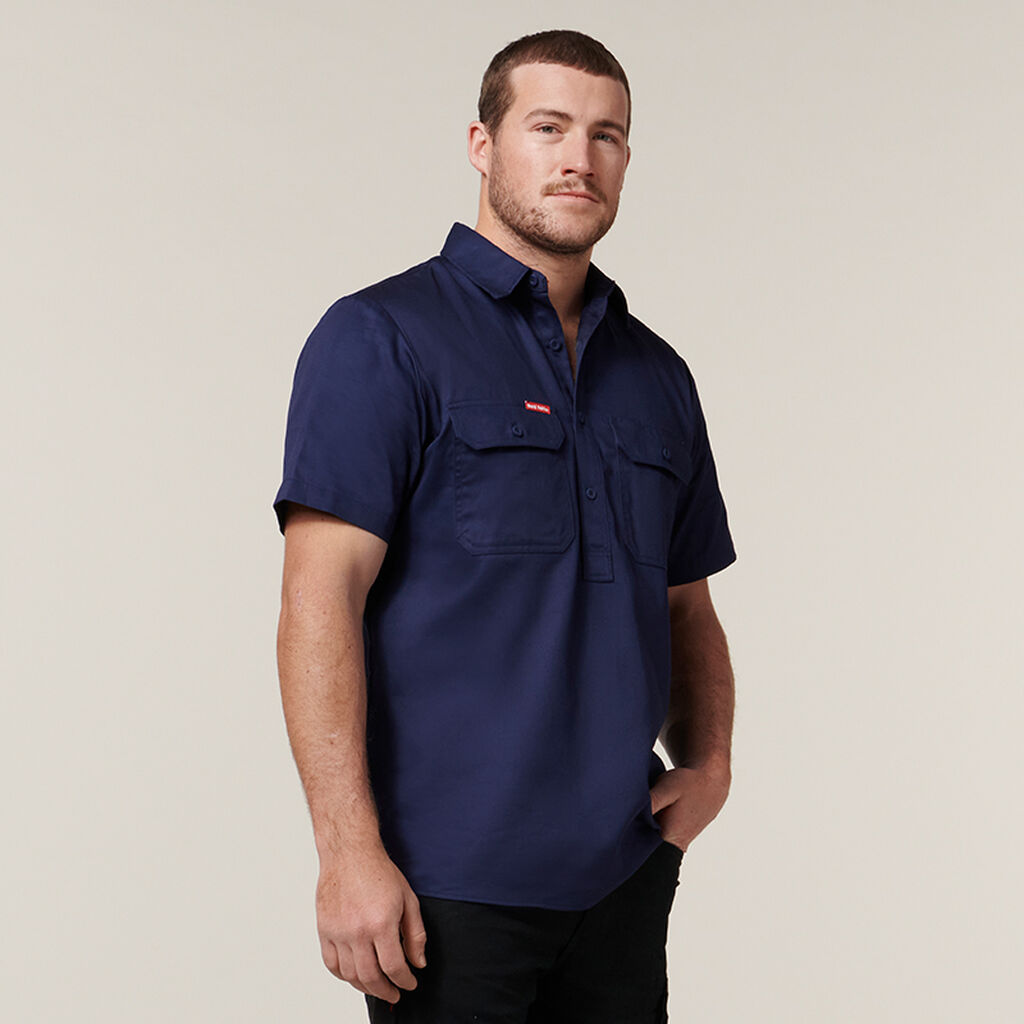 Hard Yakka Y07540 Short Sleeve Closed Front Shirt