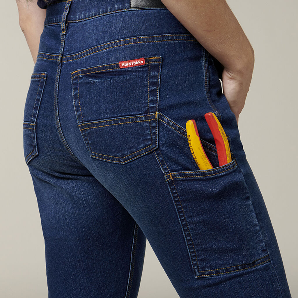 Hard Yakka Y08227 Women’s High Waisted Slim Fit Jegging