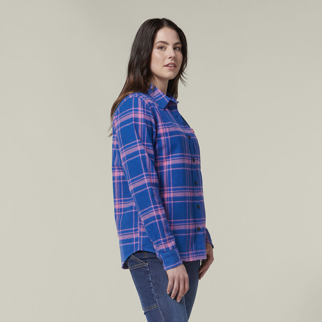 Hard Yakka Y08744 Women's Check Flannie