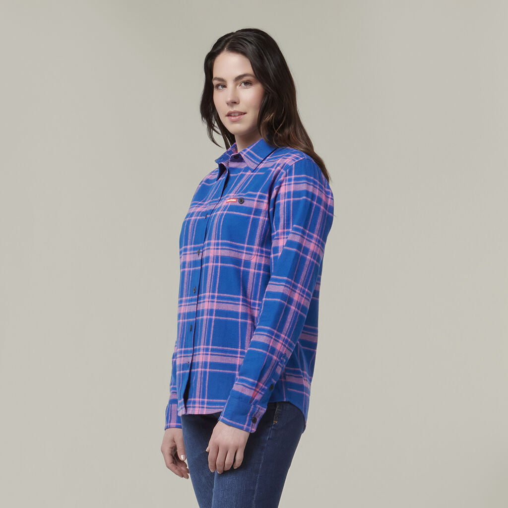 Hard Yakka Y08744 Women's Check Flannie