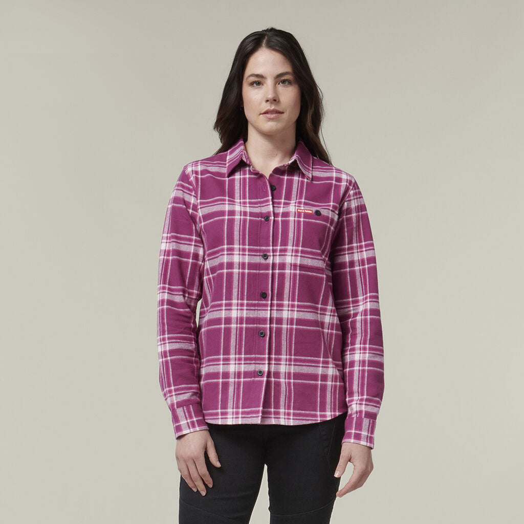 Hard Yakka Y08744 Women's Check Flannie
