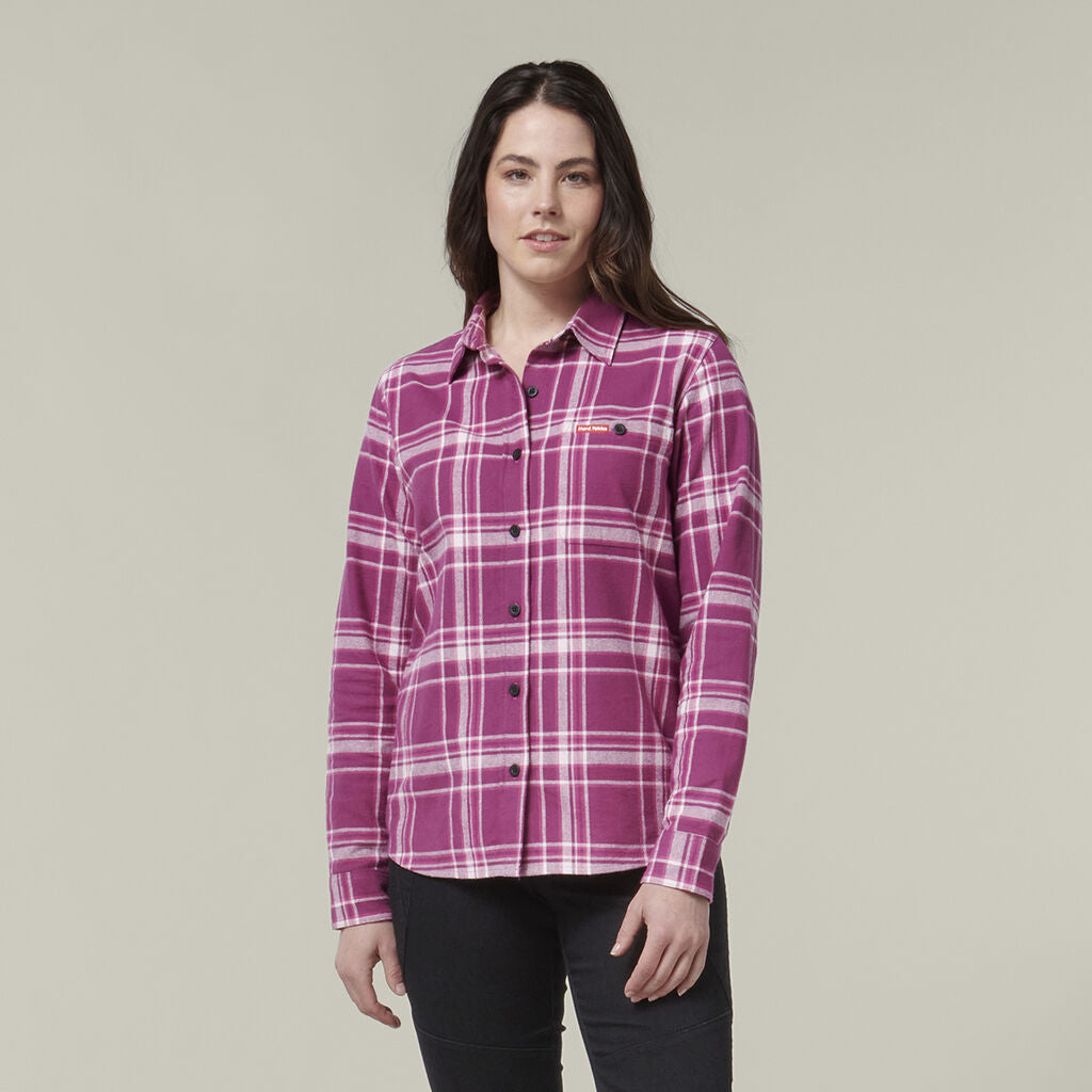 Hard Yakka Y08744 Women's Check Flannie
