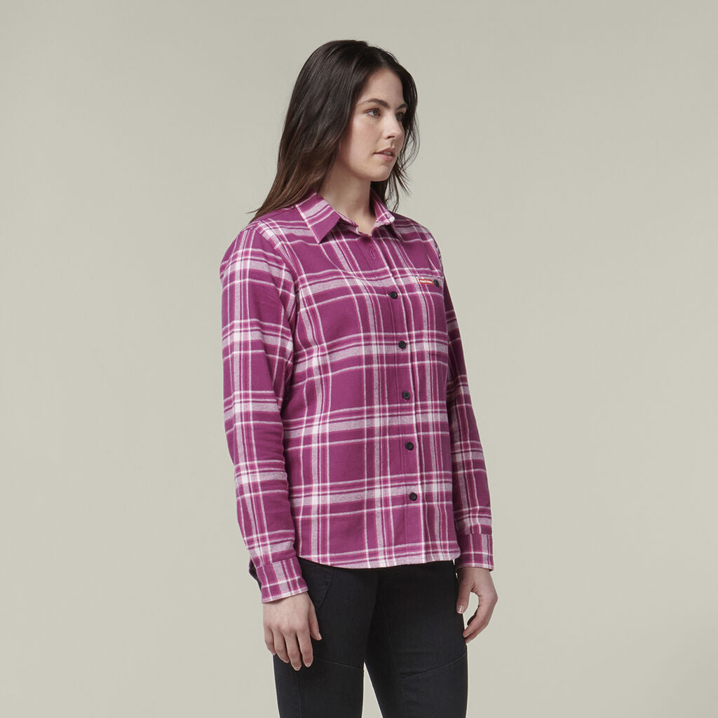 Hard Yakka Y08744 Women's Check Flannie