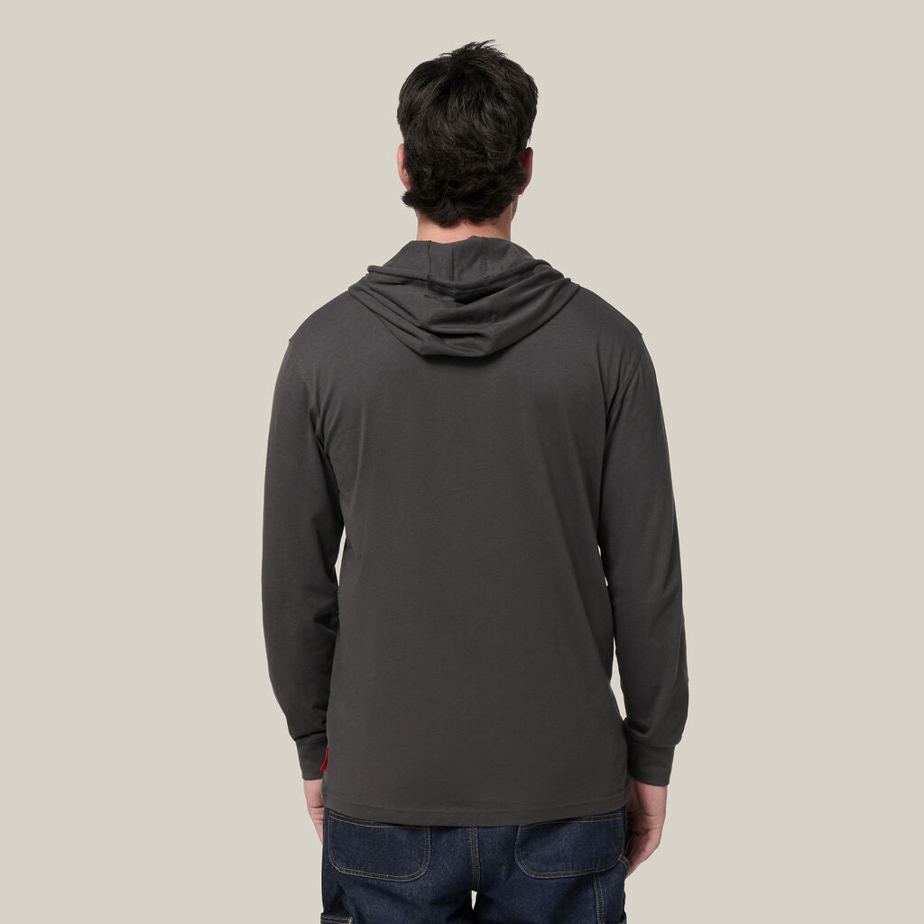 Hard Yakka Y11244 Heritage Long Sleeve Tee With Hood