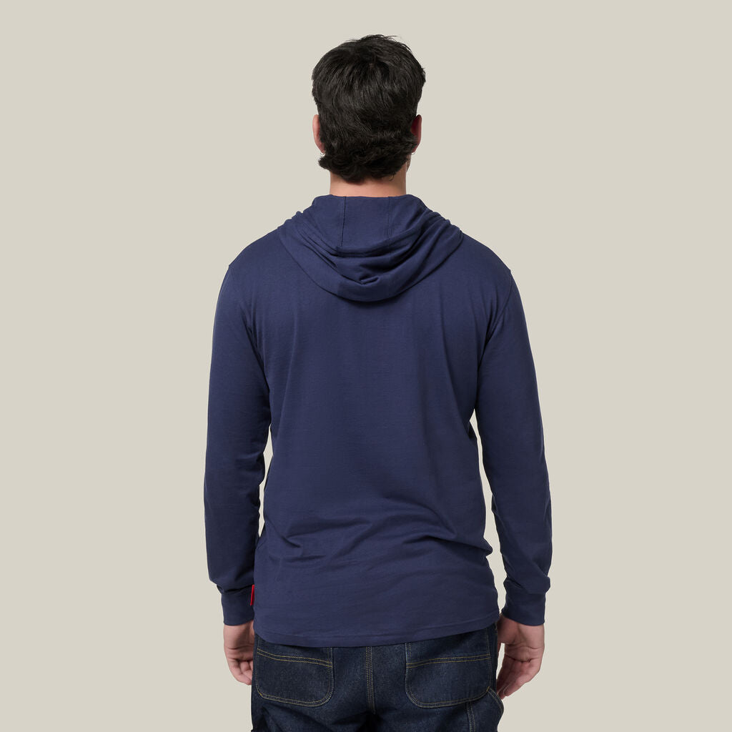 Hard Yakka Y11244 Heritage Long Sleeve Tee With Hood