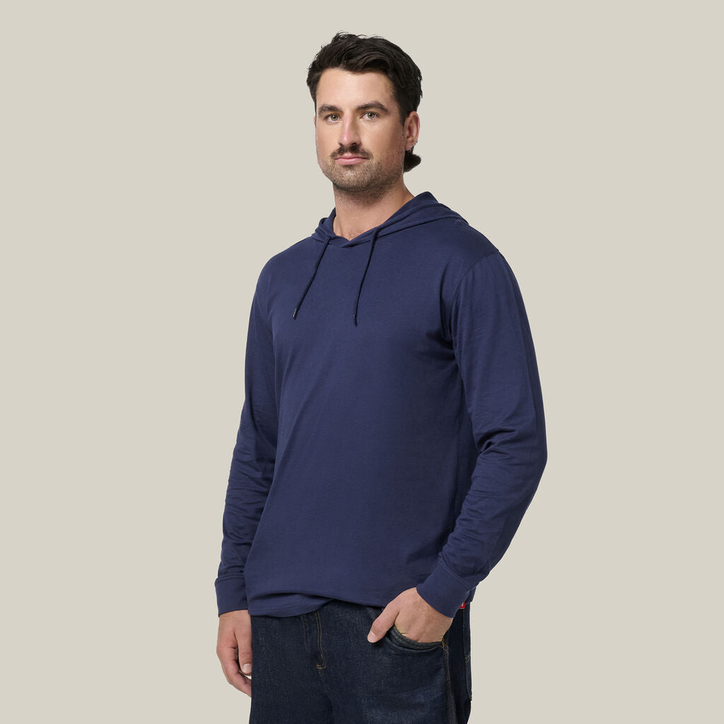 Hard Yakka Y11244 Heritage Long Sleeve Tee With Hood