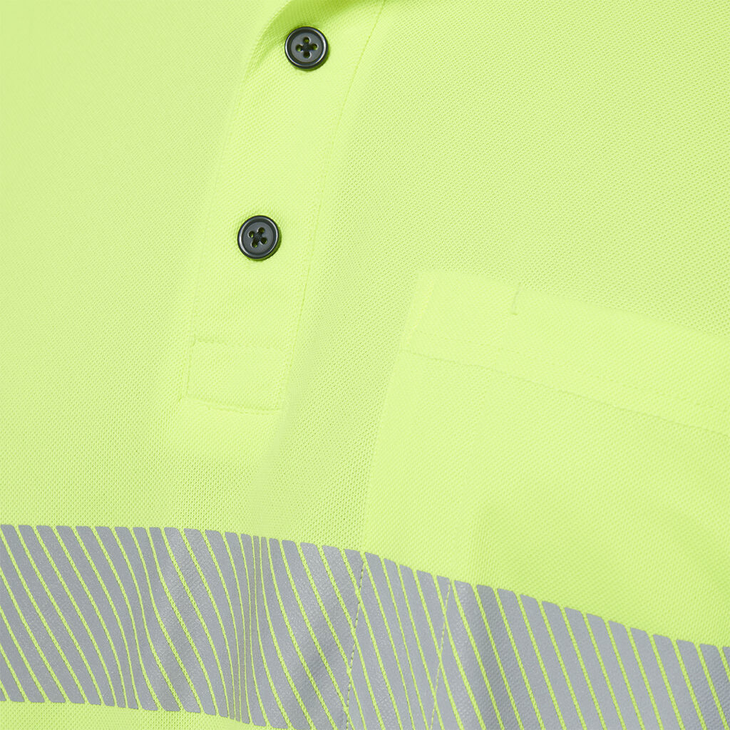 Hard Yakka Y19618 Men's Short Sleeve Hi Vis Taped Polo