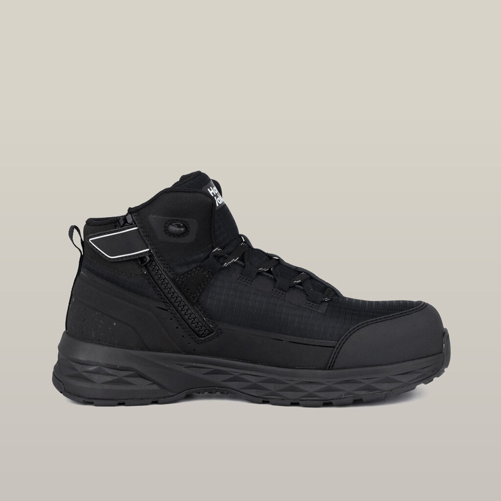 Hard Yakka Y60363 X Range Mid Composite Toe Safety Boot-Black