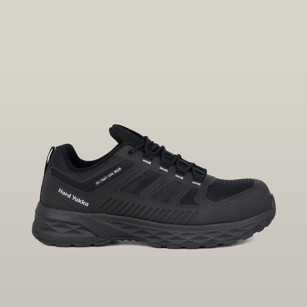 Hard Yakka Y60364 X Range Low Composite Toe Safety Shoe-Black
