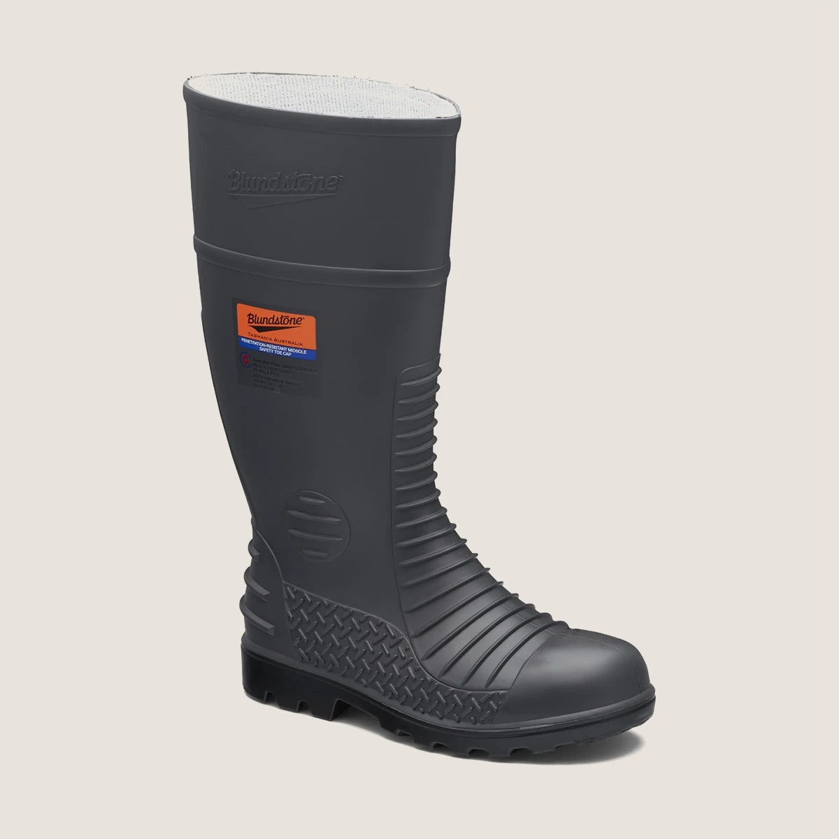 Blundstone 024 Waterproof Pr Safety Gumboot-Grey