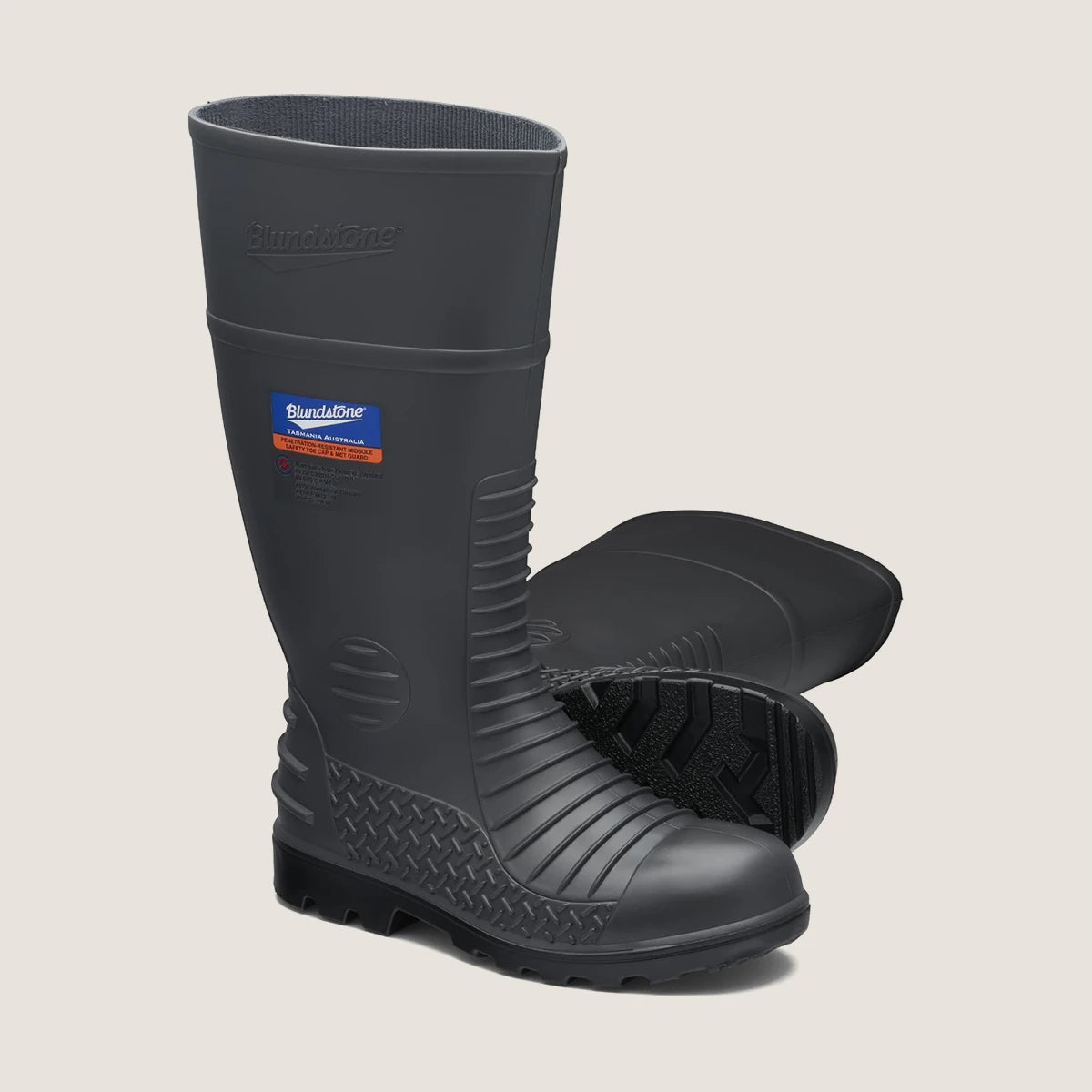 Blundstone 028 Pr Met Guard Safety Gumboot-Grey
