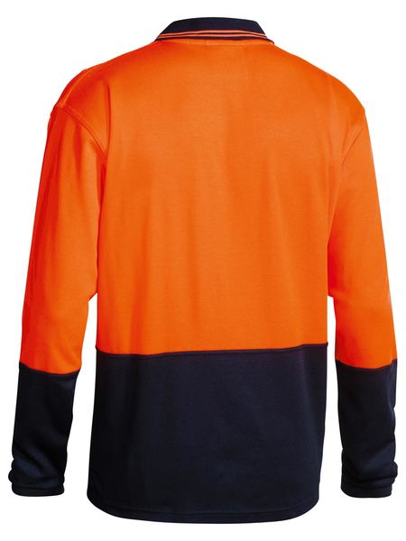 Bisley BK6234 Two Tone Hi-vis Polo L/S Shirt