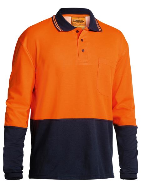 Bisley BK6234 Two Tone Hi-vis Polo L/S Shirt