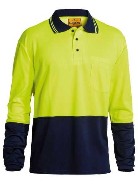Bisley BK6234 Two Tone Hi-vis Polo L/S Shirt
