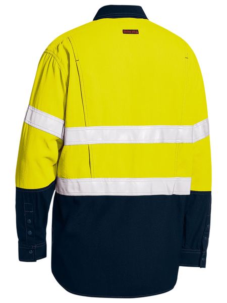 Bisley BS8237T Tencate Tecasafe® Plus 480 Taped Hi Vis Lightweight Fr Vented Shirt