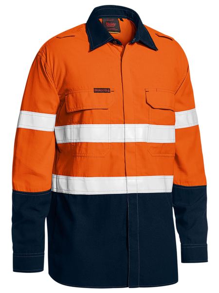 Bisley BS8237T Tencate Tecasafe® Plus 480 Taped Hi Vis Lightweight Fr Vented Shirt