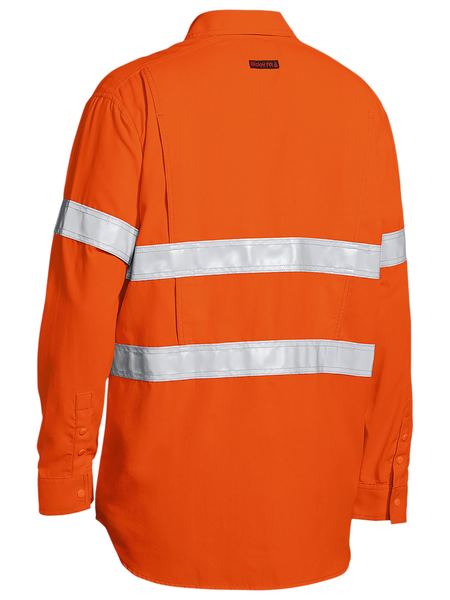 Bisley BS8238T Tencate Tecasafe® Plus 480 Taped Hi-vis Lightweight Fr Vented L/S Shirt