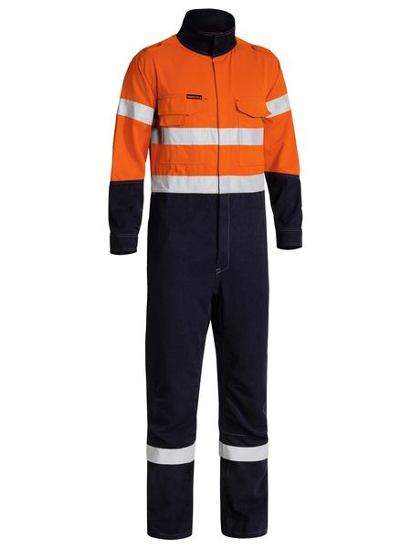 Bisley Tencate Tecasafe® Plus 700 Taped Hi Vis Engineered Fr Vented Coverall BC8086T