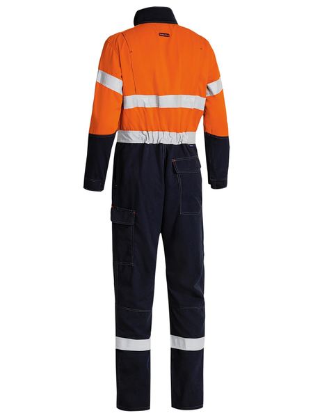 Bisley Tencate Tecasafe® Plus 700 Taped Hi Vis Engineered Fr Vented Coverall BC8086T