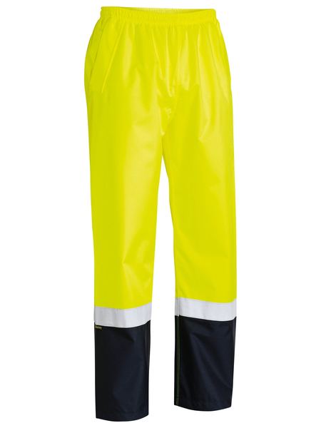 Bisley BP6965T Taped 2-tone Hi-vis Shell Rain Pants