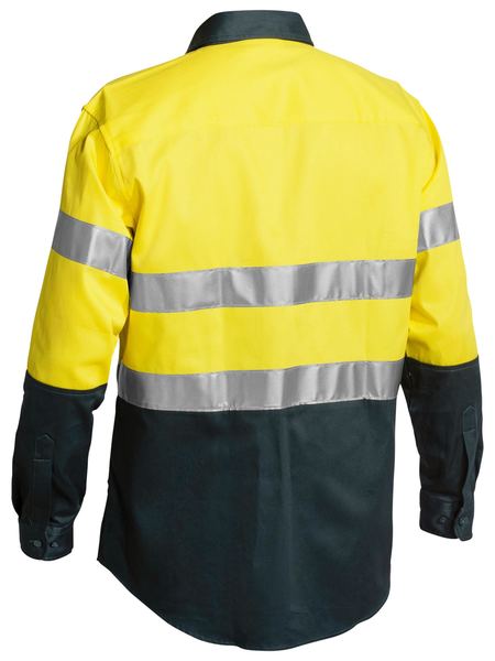 Bisley BT6456 Two Tone Hi-vis 3m Reflective Tape L/S Shirt