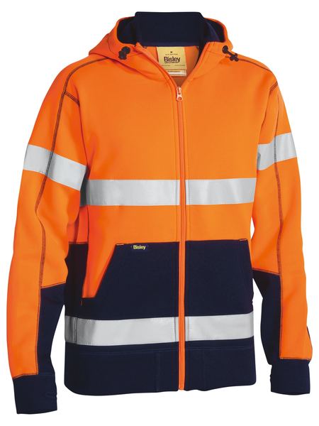 Bisley BK6819T Taped Hi-vis Fleece Hoodie