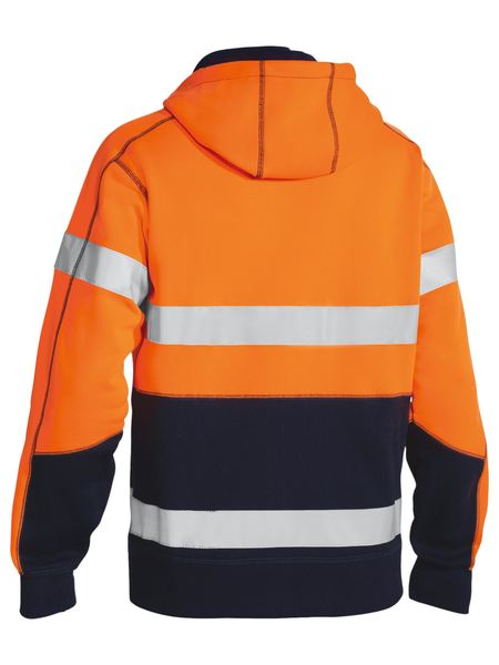 Bisley BK6819T Taped Hi-vis Fleece Hoodie